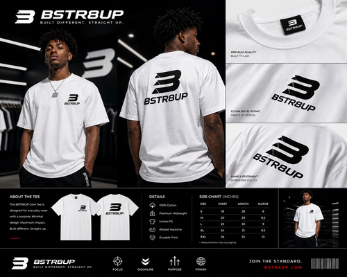 BSTR8UP Core Tee