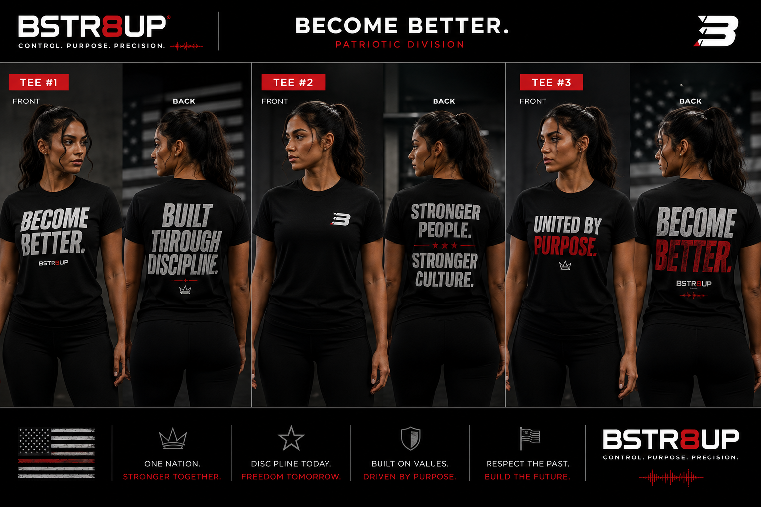 BSTR8UP Camo Edition Tee – Move With Purpose