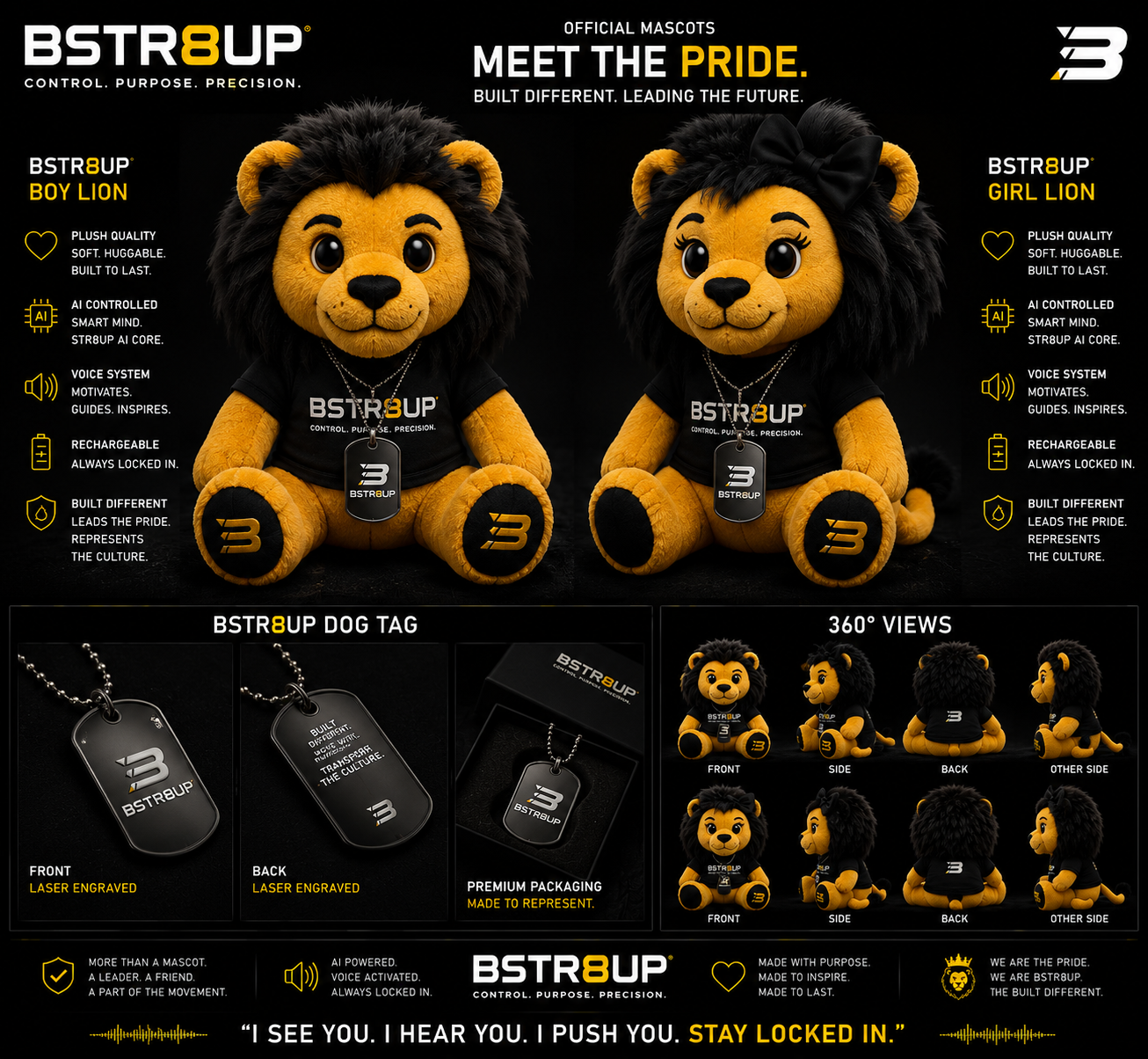 BSTR8UP Meet The Pride – Katz & Kimmi Official Mascots